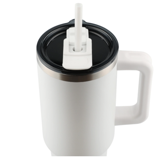 Eco 40oz Recycled Travel Tumbler with Straw